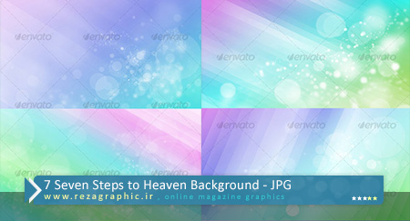 7 بکگراند باکیفیت حبابی و زیبا - Seven Steps to Heaven | رضاگرافیک